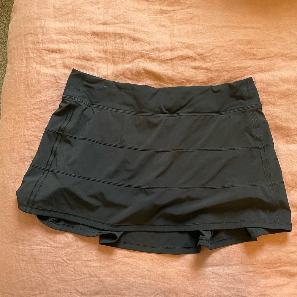Lululemon Pace Rival Mid Rise Skirt Long 12